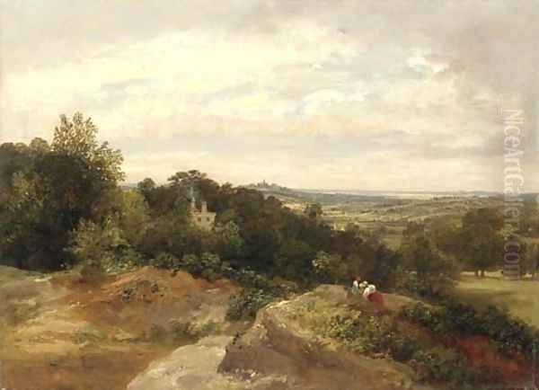 Harrow from Hampstead - view 1