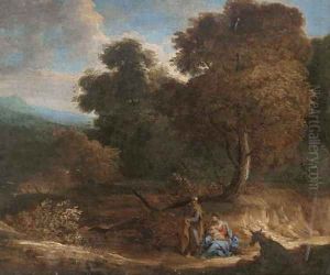 The Rest on the Flight into Egypt by Cornelis Huysmans