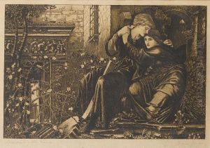 Love Amongst The Ruins by Sir Edward Coley Burne-Jones