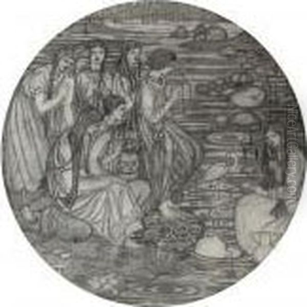 Orpheus Wooing Eurydice - view 1