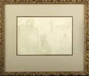 One Side With Five Female Figure
Studies by Sir Edward Coley Burne-Jones