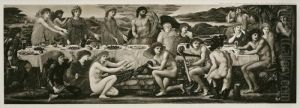 The Feast Of Peleus by Sir Edward Coley Burne-Jones