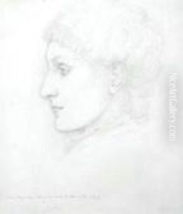 Portrait Of Lady Burne-jones by Sir Edward Coley Burne-Jones