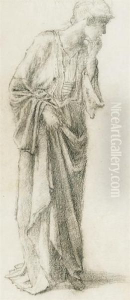 Study For Danae In 'danae And The Brazen Tower' - view 1