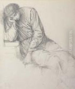 Study For Chaucer's Dream Of Good Women by Sir Edward Coley Burne-Jones