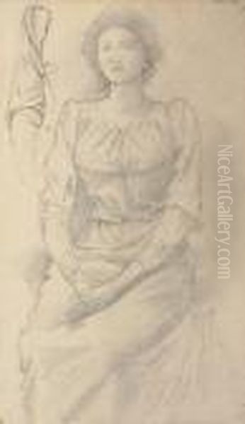 Portrait Of Baronne Madeleine Deslandes, Three-quarter-length - view 1