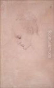 Portrait De Femme De Profil by Sir Edward Coley Burne-Jones