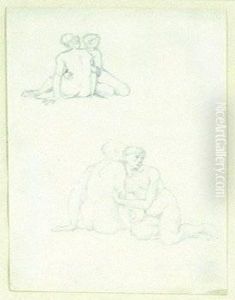 Female Studies by Sir Edward Coley Burne-Jones
