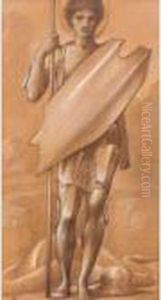 Study For St George by Sir Edward Coley Burne-Jones