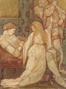The Sleeping Knight by Sir Edward Coley Burne-Jones