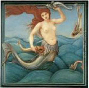 A Sea-nymph by Sir Edward Coley Burne-Jones