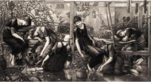 The Garden Court by Sir Edward Coley Burne-Jones