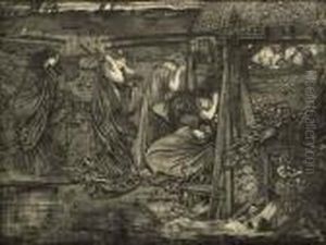The Wise And Foolish Virgins by Sir Edward Coley Burne-Jones