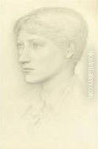 Portrait Of Philip Burne-jones, The Artist's Son by Sir Edward Coley Burne-Jones