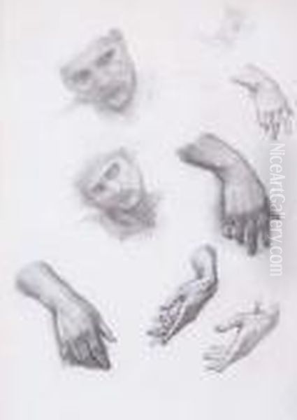 Studies For The Figure Of Merlin: The Beguiling Of Merlin - view 1