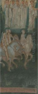 Study For The Variant Knight by Sir Edward Coley Burne-Jones