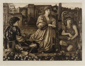 Le Chant D'amour (hartnoll 9) by Sir Edward Coley Burne-Jones