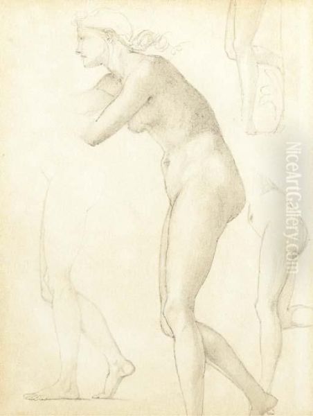 Study For The Figure Of Galatea In The Godhead Fires, No. 3 In The Pygmalion Series - view 1