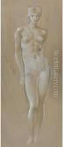 Study Of A Female Nude by Sir Edward Coley Burne-Jones