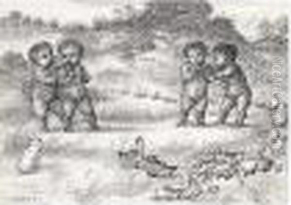 Signed And Inscribed To / L / From Ebj And Also Inscribed March.x - view 1