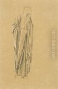 Study Of A Robed Figure For The Danae Study Of A Robed Figure For The Danae