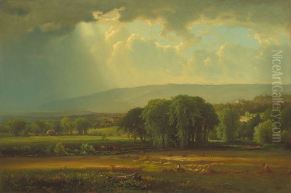 Harvest Scene In The Delaware Valley - view 1