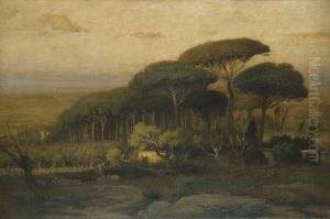 Pine Grove Of The Barberini Villa by George Inness