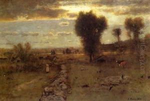 The Clouded Sun by George Inness