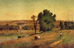 Landscape With Figure by George Inness