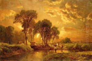 Medfield, Massachusetts by George Inness