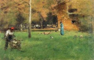 The Old Barn by George Inness