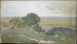 Olive Trees At Tivoli by George Inness