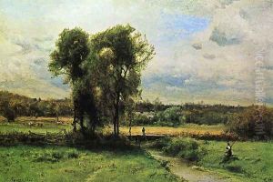 Landscape with Figures by George Inness