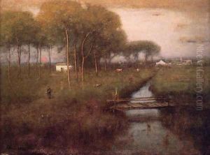 Early Moonrise, Tarpon Springs by George Inness
