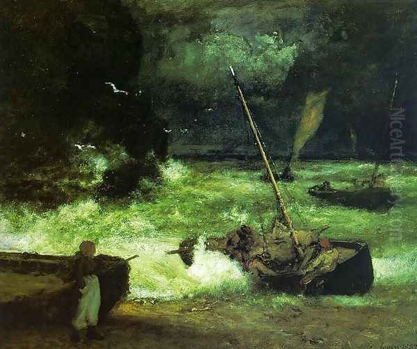 Off the Coast of Cornwall 1887 - view 1