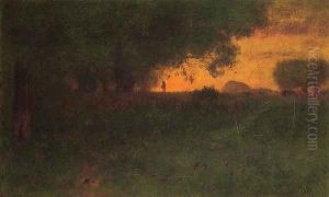 Sunset Landscape by George Inness