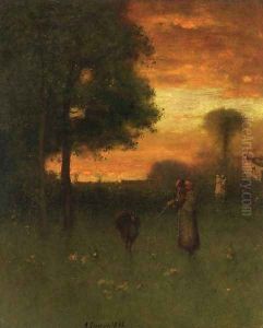 Sunset II by George Inness