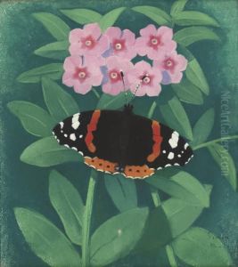 Red Admiral Iii by Simon Albert Bussy