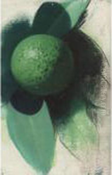 Lime Fruit And Leaves - view 1