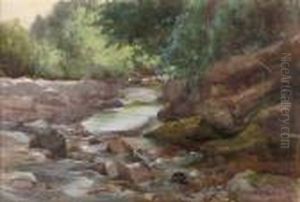 A Trout Stream by Mildred Anne Butler