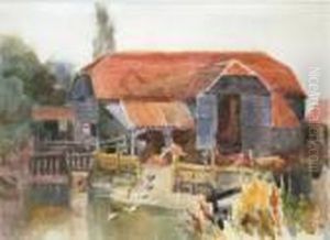 The Farmyard by Mildred Anne Butler