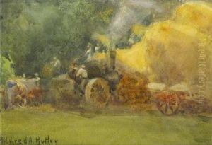Threshing by Mildred Anne Butler