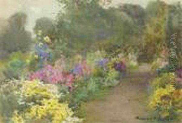 A Garden Path, Probably Kilmurry - view 1