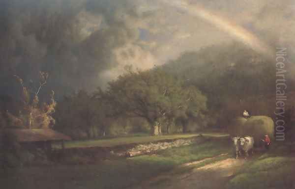 The Rainbow In The Berkshire Hills 1869 - view 1