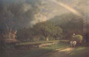 The Rainbow In The Berkshire Hills 1869 by George Inness