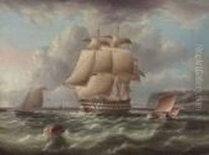 H.m.s. "rodney" In Plymouth Sound