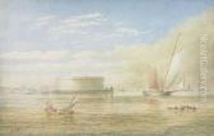 A View Of Lower New York Harbor With Vessels Approaching Castlewilliam