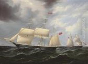 Josephine With Ariel Behind by James E. Buttersworth