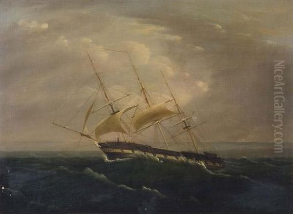 Reefed Down And Riding Out The Gale - view 1