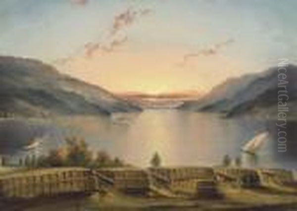 Hudson River From West Point - view 1